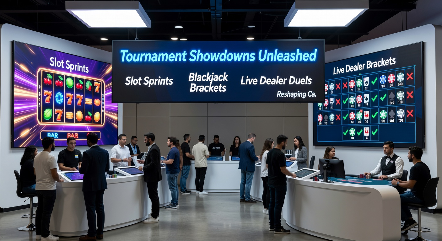 Live-Dealer-Tisch mit Blackjack-Bracket, Spieler duellieren sich vor Kamera, Chat explodiert mit Emojis